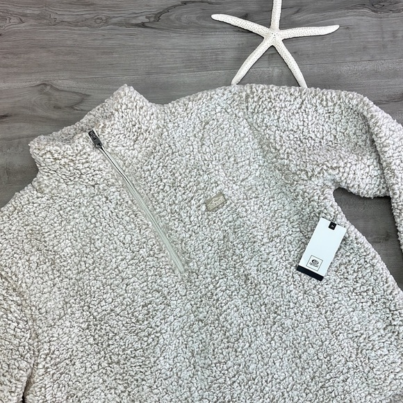 🔆RIP CURL🔆 DARK N STORMY 1/4 ZIP CRW SOFT JACKET SWEATER - Picture 5 of 16